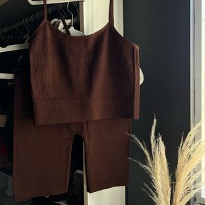 Brown Matching Set
